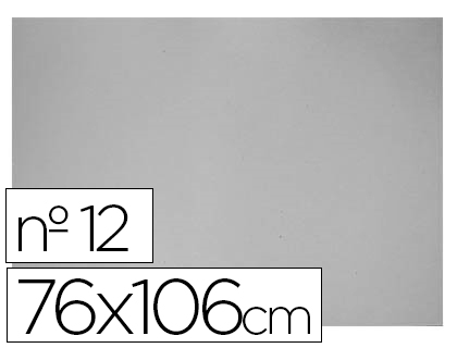 CARTON GRIS N 12 76X106 CM HOJA