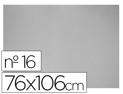 CARTON GRIS N 16 76X106 CM HOJA