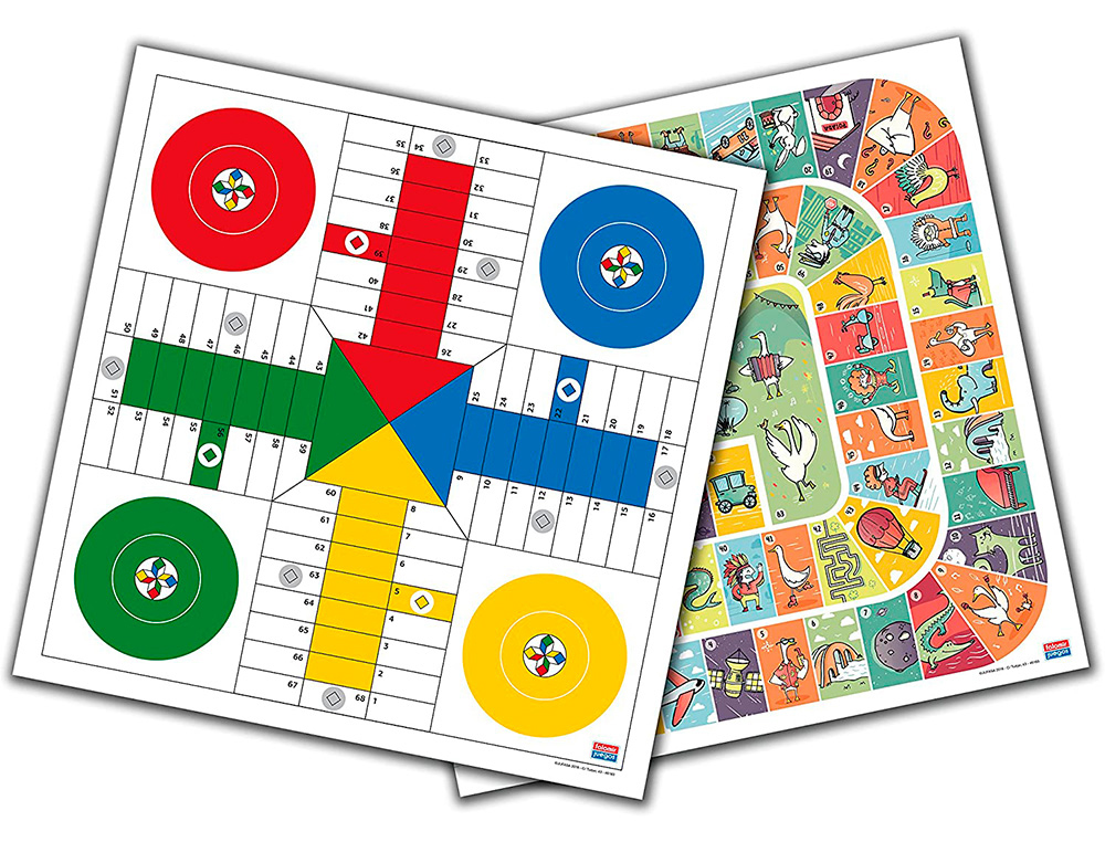 PARCHIS CON OCA 4 JUGADORES 40X40 CM