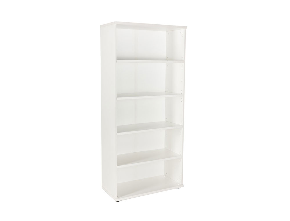 ARMARIO ROCADA CON CINCO ESTANTES SERIE STORE 195X90X45 CM ACABADO AW04 BLANCO/BLANCO