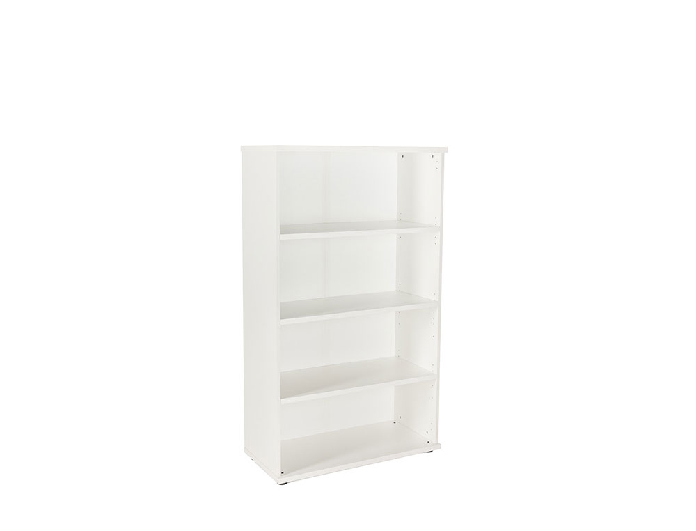 ARMARIO ROCADA CON CUATRO ESTANTES SERIE STORE 156X90X45 CM ACABADO AW04 BLANCO/BLANCO