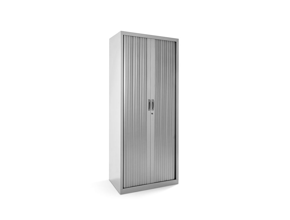 ARMARIO METALICO ROCADA DOS PUERTAS TIPO PERSIANA INCLUYE CUATRO BALDA SERIE STORE 198X80X45 CM ACABADO AC00