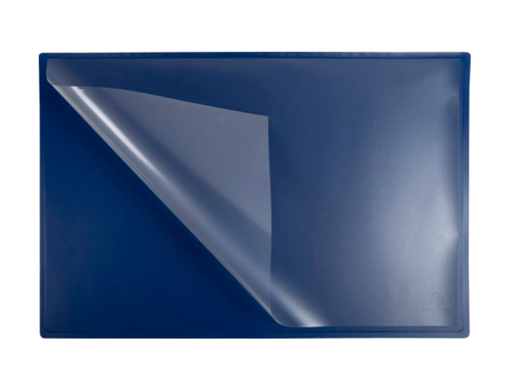 VADE SOBREMESA EXACOMPTA CLEAN SAFE POLIPROPILENO AZUL 585X385 MM