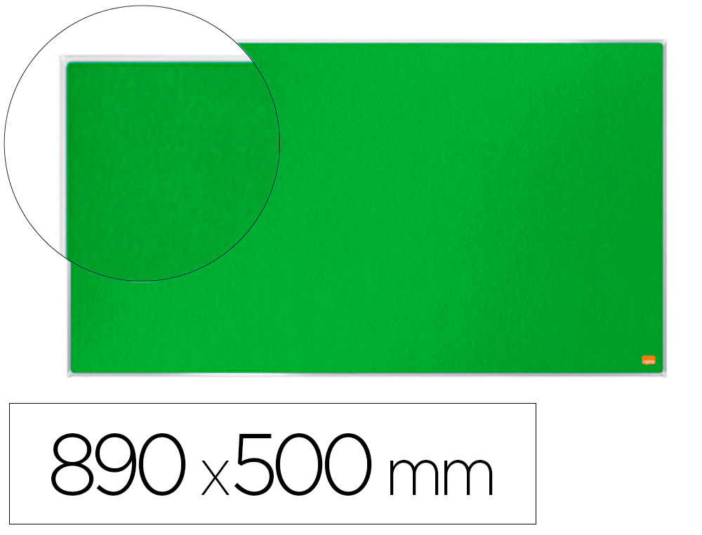 TABLERO DE ANUNCIOS NOBO IMPRESSION PRO FIELTRO VERDE FORMATO PANORAMICO 40