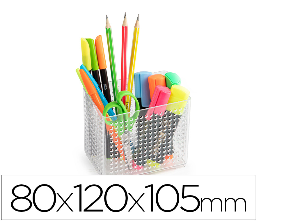 ORGANIZADOR DE SOBREMESA PLASTICFORTE TRANSPARENTE N 1 80X120X105 MM