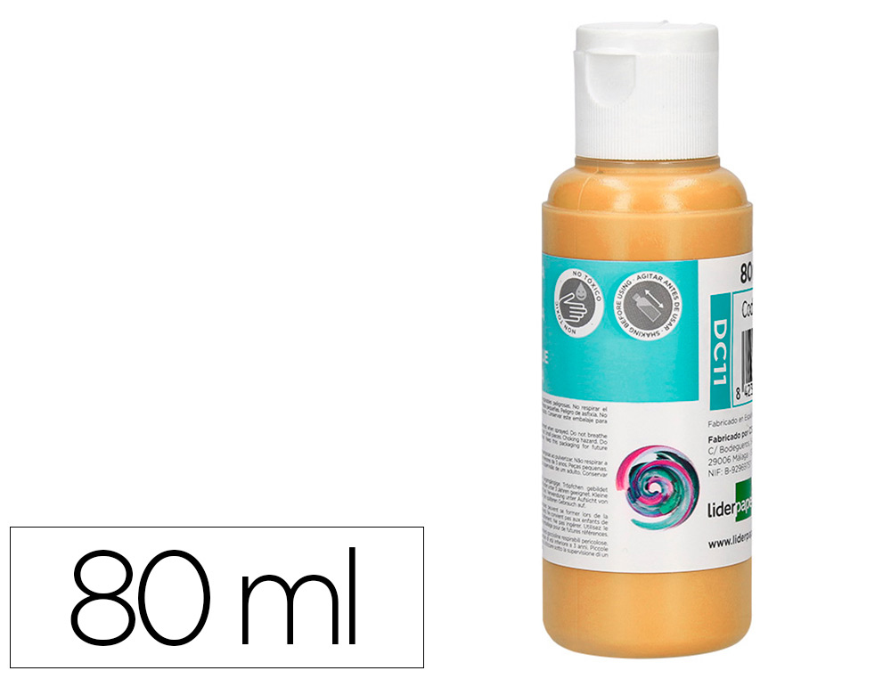 PINTURA ACRILICA LIDERPAPEL BOTE DE 80 ML CARNE