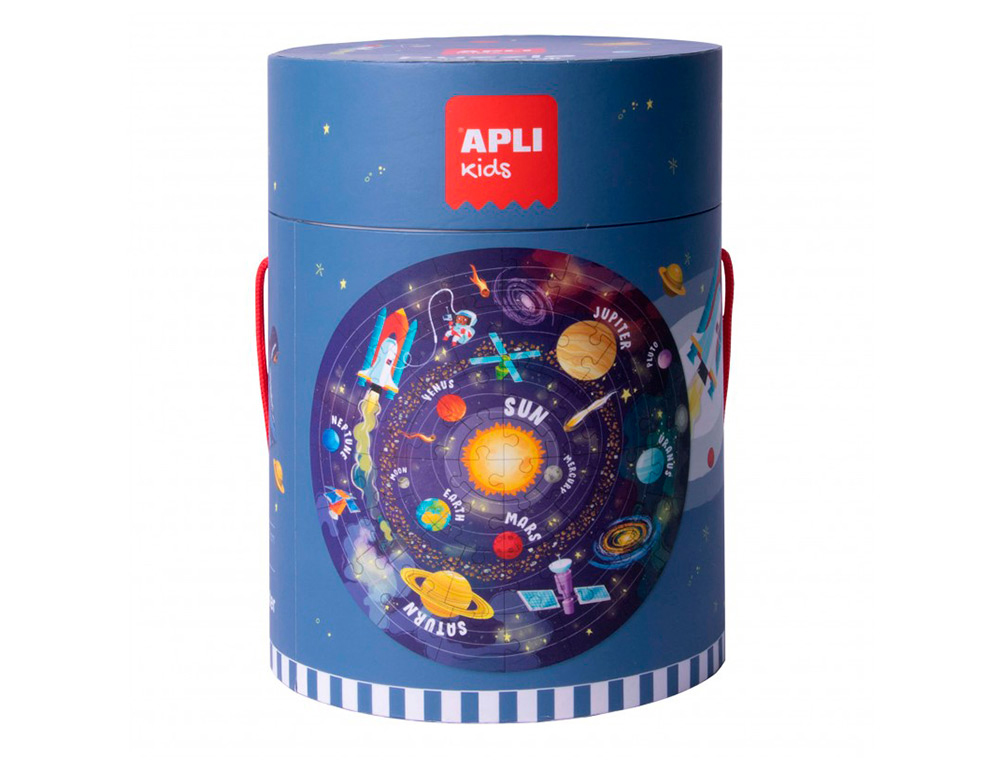 PUZLE APLI CIRCULAR SISTEMA SOLAR 48 PIEZAS