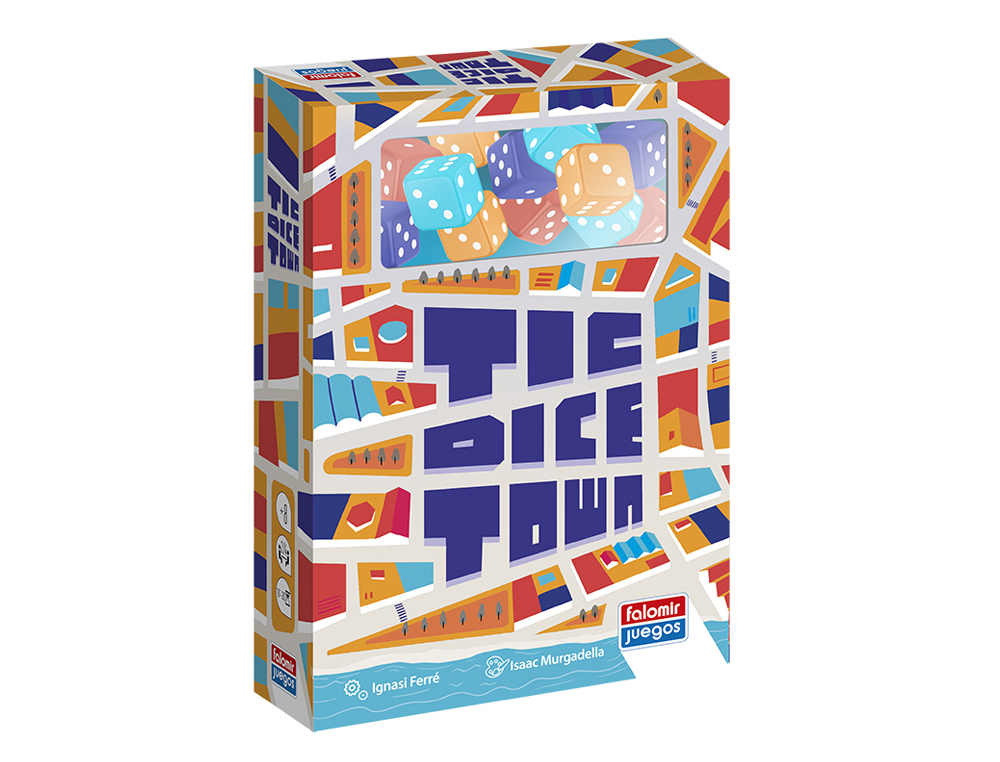 JUEGO DE MESA FALOMIR TIC DICE TOWN