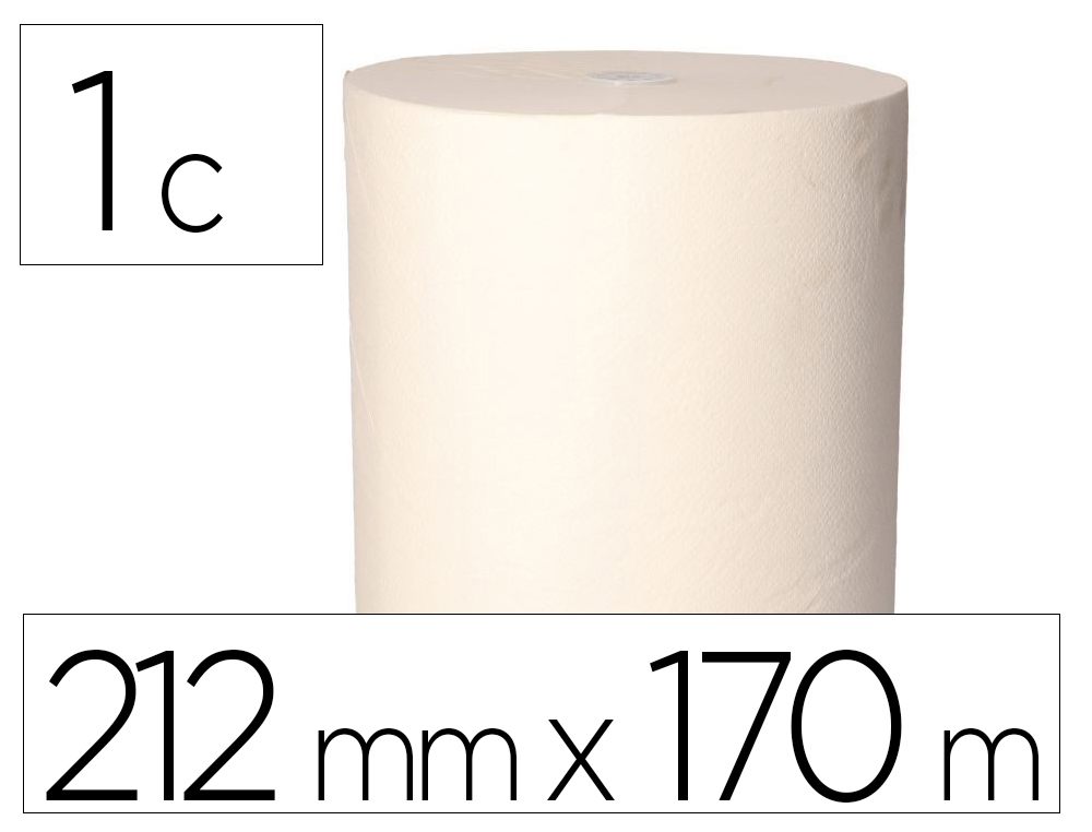PAPEL SECAMANOS BUNZL GREENSOU URCE 1 CAPA CELULOSA BLANCA 212MM X 170MT PAQUETE DE 6 CON SISTEMA AUTOCORTE