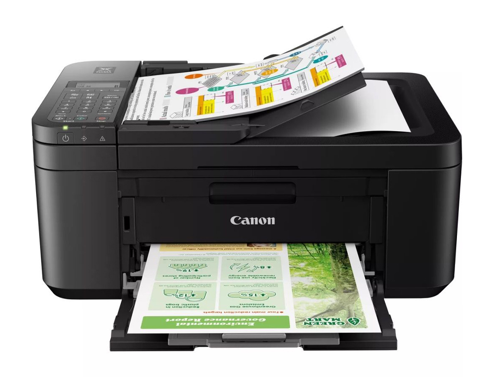 EQUIPO MULTIFUNCION CANON PIXMA TR4755I TINTA COLOR 8 PPM NEGRO/4 PPM COLOR DIN A4 WIFI IMPRESORA ESCANER