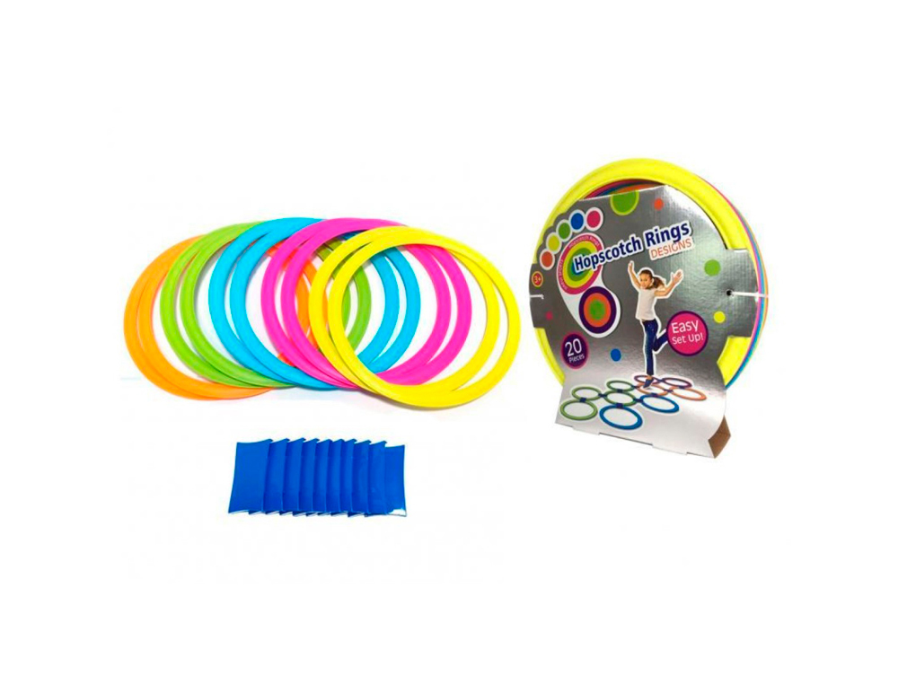 JUEGO DE RAYUELA HOPSCOTH RINGS DESIGNS +3 AOS