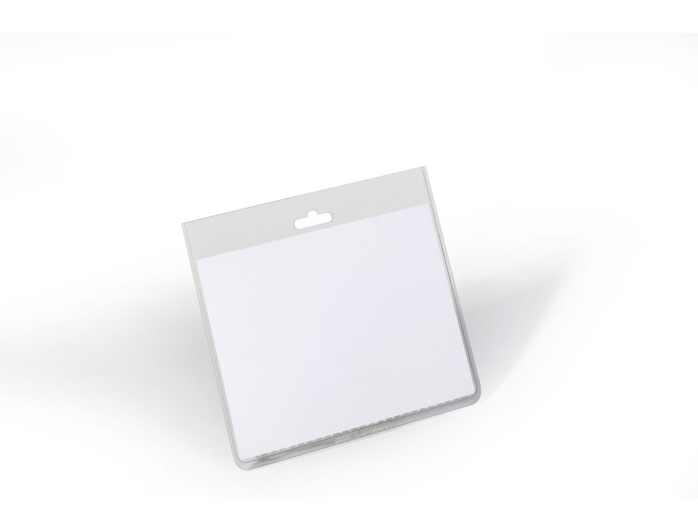 IDENTIFICADOR DURABLE PVC CON PERFORACION PARA CLIP 60X90 MM