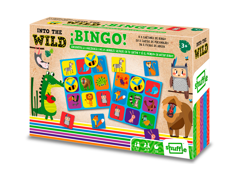 BINGO SHUFFLE INFANTIL INTO THE WILD