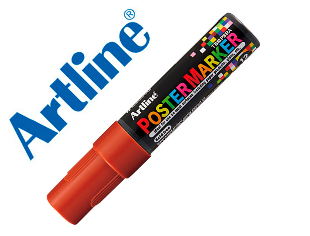 ROTULADOR ARTLINE POSTER MARKER EPP-12 PUNTA RECTANGULAR 12 MM COLOR MARRON