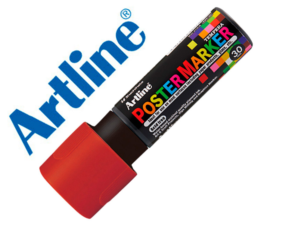 ROTULADOR ARTLINE POSTER MARKER EPP-30 PUNTA RECTANGULAR 30 MM COLOR MARRON