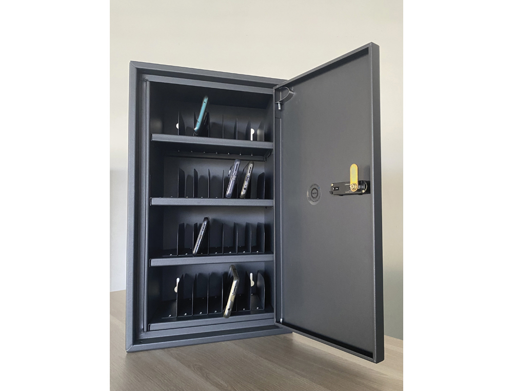 ARMARIO METALICO IORDER 32 MOVILES CERRADURA CON COMBINACION COLOR GRIS