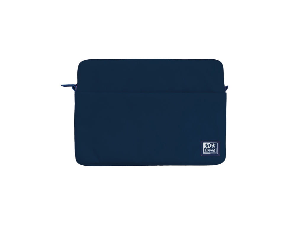 FUNDA PARA ORDENADOR PORTATIL OXFORD B-CASE RPET COLOR AZUL MARINO 20X265X375 MM