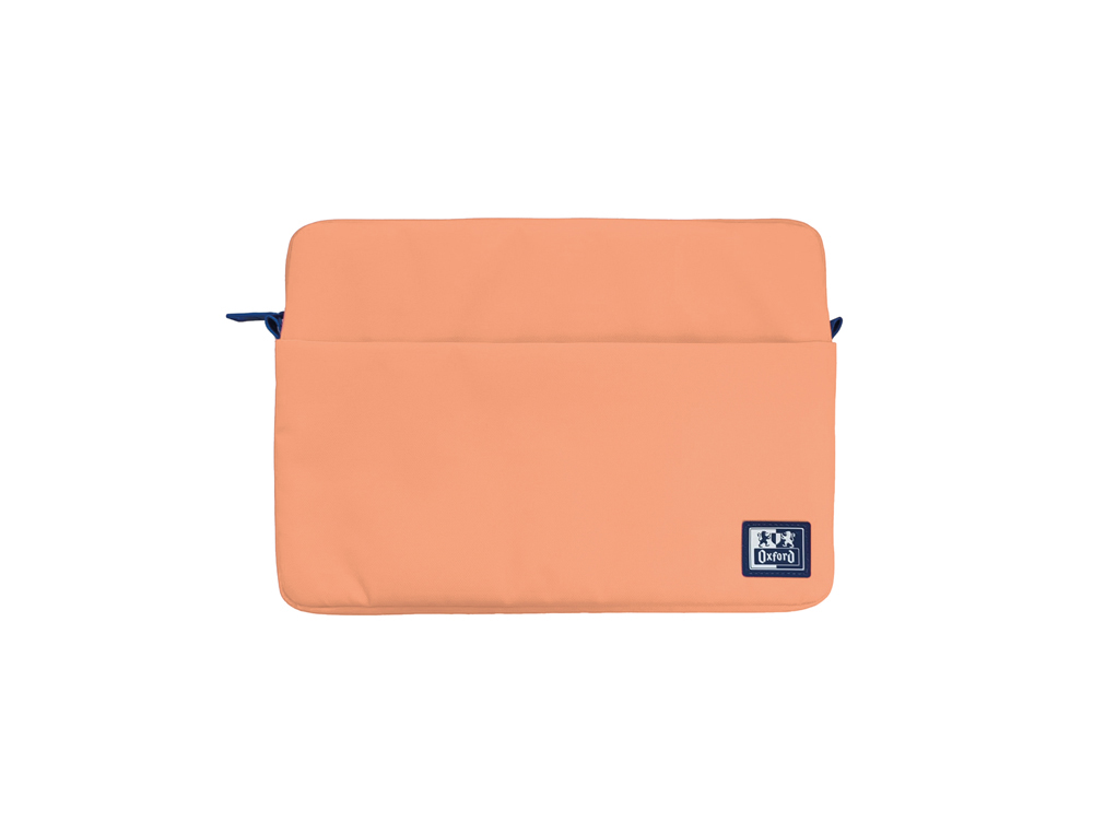 FUNDA PARA ORDENADOR PORTATIL OXFORD B-CASE RPET COLOR MELOCOTON 20X265X375 MM