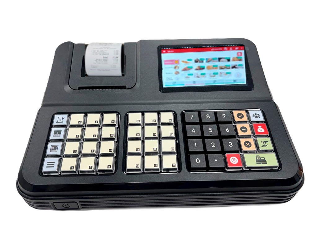 REGISTRADORA SAM4S ZETA A-50 VERIFACTU/TICKETBAI 15 FAMILIAS VISOR LED 8 DIGITOS COLOR NEGRO 320X260X113 MM