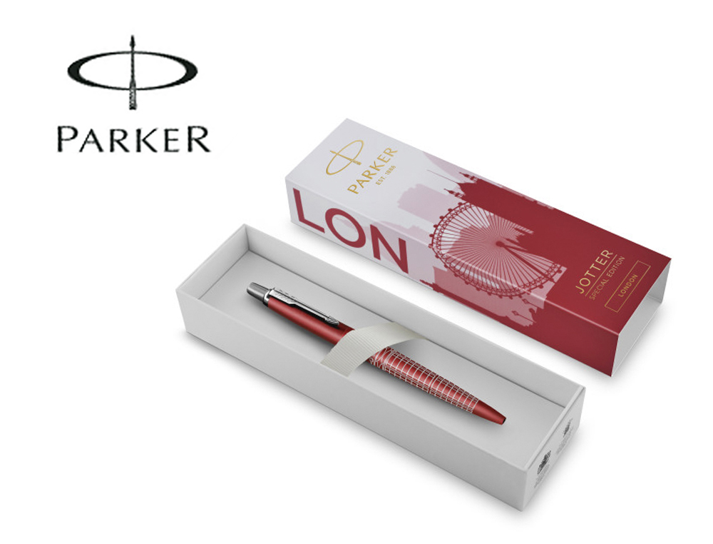 BOLIGRAFO PARKER JOTTER EDICION ESPECIAL GLOBAL ICONOS LONDRES ROJO
