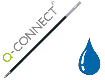 RECAMBIO BOLIGRAFO EXTENSIBLE Q-CONNECT KF00233 AZUL