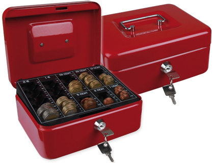 CAJA CAUDALES Q-CONNECT 8