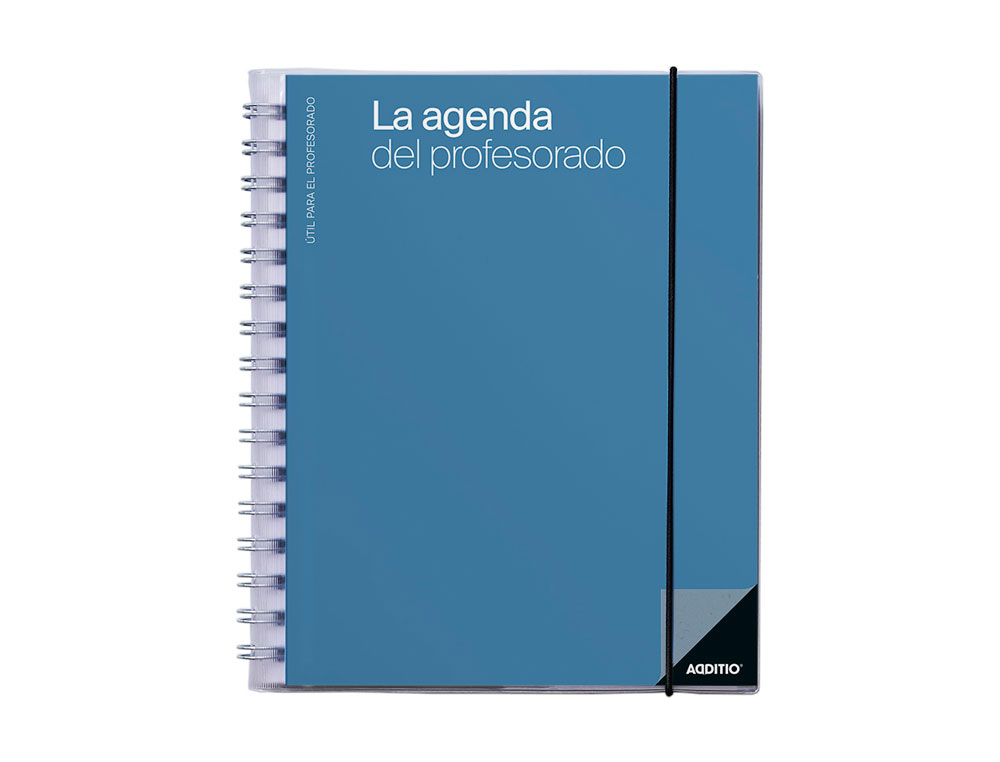 AGENDA DEL PROFESOR ADDITIO PLANIFICACION TRIMESTRAL SEMANA VISTA 16,5 X 21,5 CM COLOR LILA