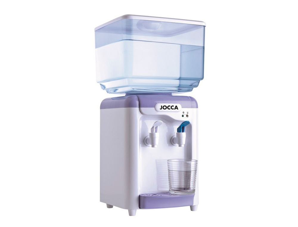 DISPENSADOR DE AGUA JOCCA CON DEPOSITO AGUA FRIA Y NATURAL