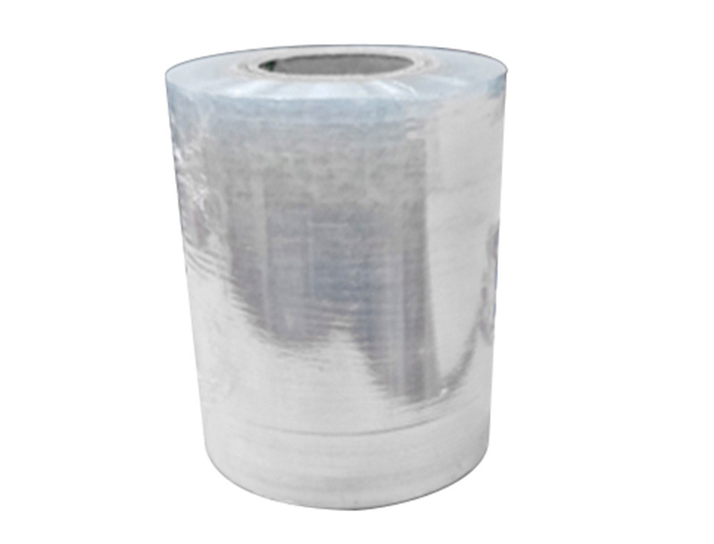 FILM EXTENSIBLE MANUAL ANCHO 100 MM LARGO 150 MT ESPESOR 23 MICRAS TRANSPARENTE
