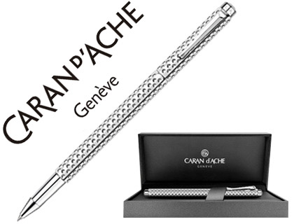 ROLLER CARAN D'ACHE ECRIDOR GOLF PLACADO PALADIO CON ESTUCHE PUNTA MEDIA