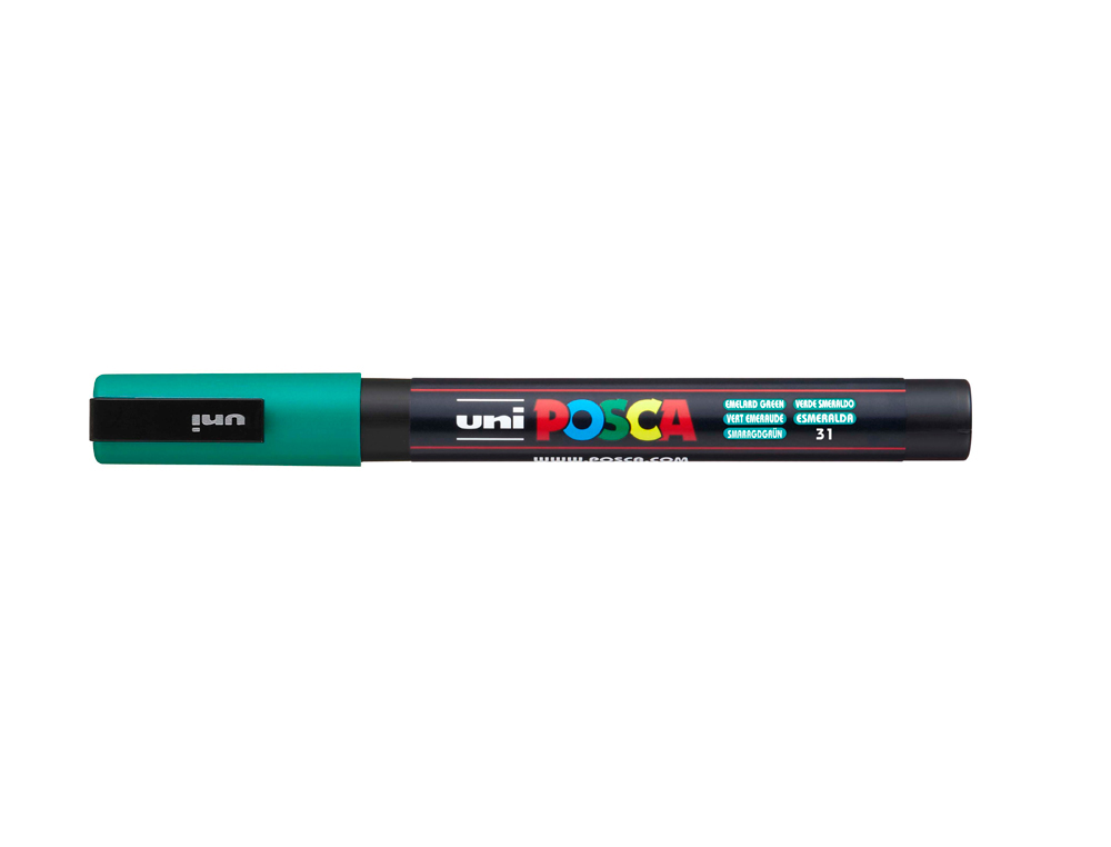 ROTULADOR UNI POSCA 0,9 - 1,3 MM PC-3M ESMERALDA