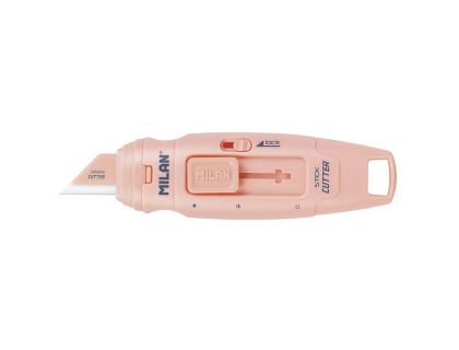 CUTER MILAN HOJA CERAMICA STICK SERIE 1918 ROSA EN BLISTER