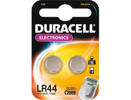 PILA DURACELL ALCALINA BOTON LR44 BLISTER DE 2 UNIDADES