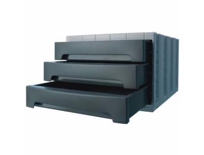 FICHERO CAJONES ARCHIVO 2000 ARCHIVOTEC 3 CAJONES GRAFITO 370X215X305 MM