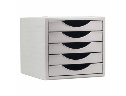 FICHERO CAJONES ARCHIVO 2000 ARCHIVOTEC 5 CAJONES GRIS 340X260X270 MM